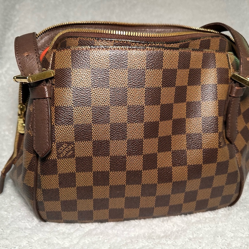Authentic Louis Vuitton Brown Checkered Shoulder Bag